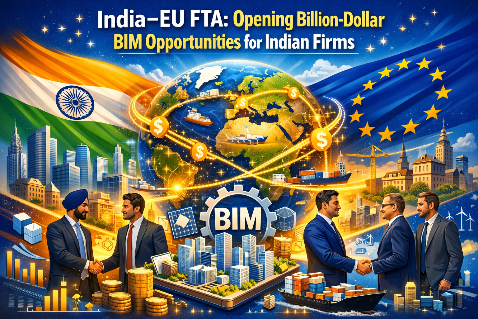 India–EU FTA: Opening Billion-Dollar BIM Opportunities for Indian Firms